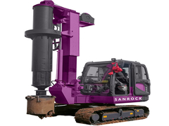 Kleines Drehbohrgerät