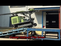 Ausrüstung für die Antriebsführung von Pfählen Hydraulische Schraube Pfähle Antriebsrigg Maschine Crawler Solarpfahlfahrer