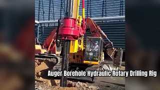Rotary Drilling Rig Building Foundation Auger Borehole Hydraulic Rotary Pile Drilling Rig Machine
