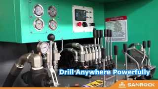 Hydraulische Bohranlage Bergbau Hard Rock Bohrloch Bohrmaschine Raupe DTH Bohrmaschine