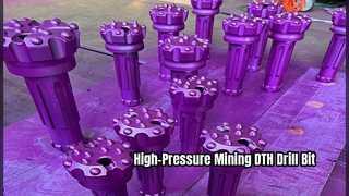 Bergbau DTH Bohrer DHD340 DHD350 DHD360 Hartgesteinsbohrgeräte Knopfbohrer