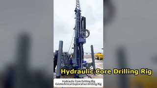 Diamantkernbohranlage 500 m Tiefenerkundungsbohrmaschine Hydraulische Kernbohranlage