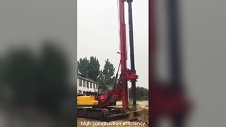 Drehbohrgerät, Photovoltaik-Station, Fundament, Pfahlbaumaschine, hydraulisches Bohrgerät