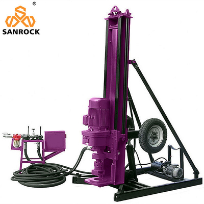 Qualität  Hydraulic Borehole Deep Rock Drilling Rig Portable Pneumatic Mining Drilling Rig Machine Fabrik