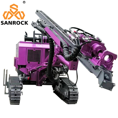 Oberflächenbohrmaschine Bergbau DTH Bohrgerät Drehgeschwindigkeit 180r/min Crawler Bohrgerät