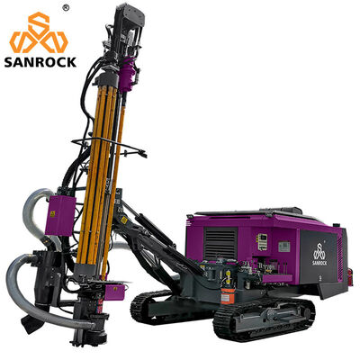 Integrierte automatische DTH-Bohrmaschinemaschine Ölplattform hydromechanischen Abbaus von 194 Kilowatt
