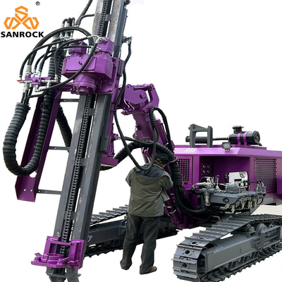 Bergbau-Gesteinsblasthöhle Bohrgerät Hydraulische DTH-Bohrmaschine Oberflächenbohrgerät