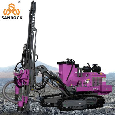 Raupe hydraulisches DTH Rig Borehole tief bohrend 35m für Erz