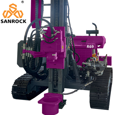 Solar-Pile-Treiber Maschine Hydraulische Rotations-Pile-Treiber-Ausrüstung Schraub-Pile-Treiber