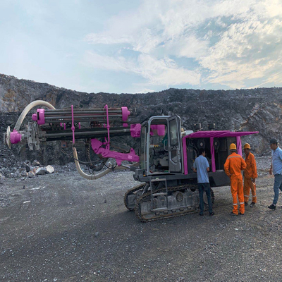 Bergbau DTH, der Raupen-Ölplattform Rig Hard Rock Borehole Integrateds hydraulische bohrt
