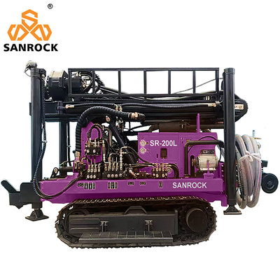 Hebekraft 15T Crawler Wasserbohranlage Hydraulische Bohrlochbohrmaschine mit Yuchai-Motor