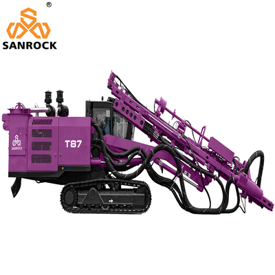 Tiefe Raupe Spitzenhammer-hydraulische Bohrungs-Rig Blast Holes 24m, die DTH-Ölplattform gewinnt