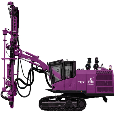 Raupen-Spitzenbohrhammer Rig Hydraulic DTH, das Rig With Automatic Rod Changing-System bohrt