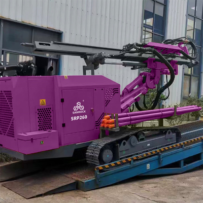 Maschine für die Erschließung von Stapeln Straßenbahn-Schutzgelände Stapelmaschine Hydraulik Solarstapelmaschine