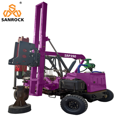 Mini Pile Driving Machine Schutzgitter Pile Bohrgeräte Vibration Hammer Pile Driver