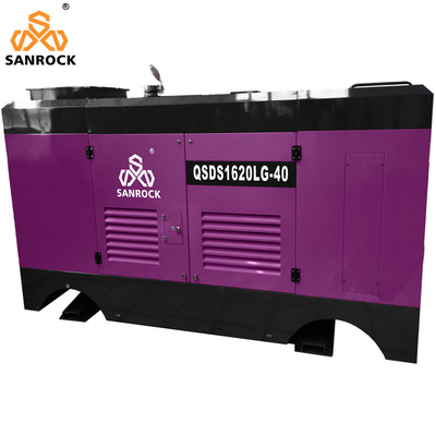 40 Bar Hochdruck-Skid-Wasser-Grube-Schraubluftkompressor-Maschine