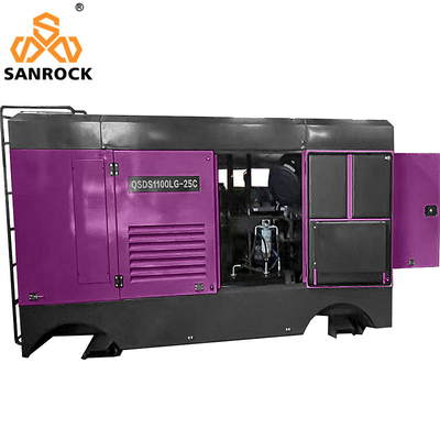 Hochdruck-Schraubluftkompressor 410kw Diesel-Schraubluftkompressor Maschine Wasserbrunnen