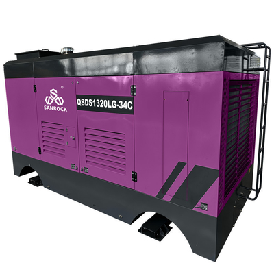 Schraubluftkompressor Wasserbrunnenluftkompressor Maschine Rotationsschraubluftkompressor