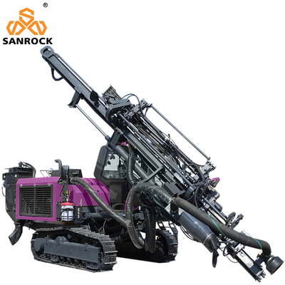 Top-Hammer-Bohrgerät Hydraulische Bohrlochbohrmaschine Crawler-Bergbaubohrgerät