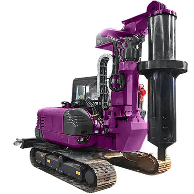 Kompakte Drehbohrgeräte für städtische Bauarbeiten, Auger-Bohrloch-Bohrgerät-Ausrüstung