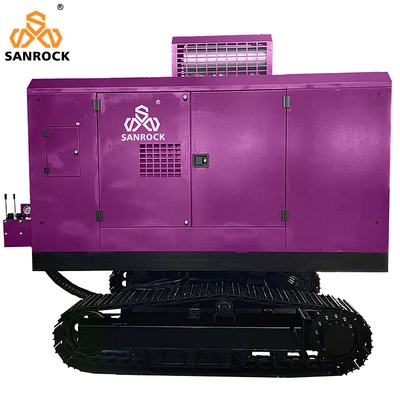 Crawler-Schraubluftkompressor Maschine Bergbau Dieselmotor Rotationsschraubluftkompressor