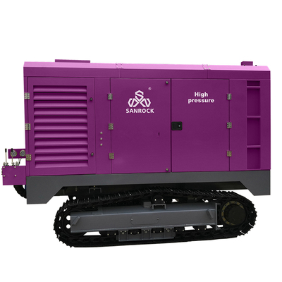 Stahl-Crawler-Luftkompressor-Machine Bergbauschraube-Luftkompressor Diesel-Luftkompressor