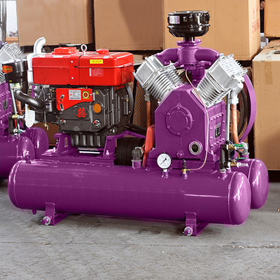 Mini-Luftkompressor Industrieller Luftkompressor Maschinengürtel angetriebener Kolbenluftkompressor