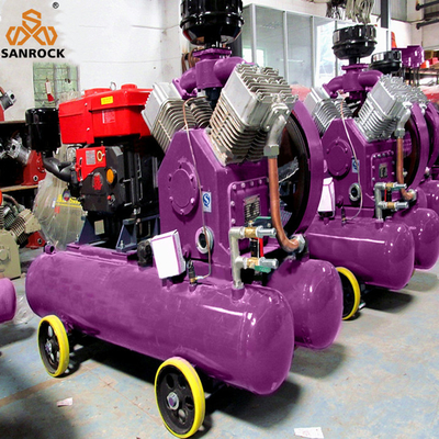 Mini-Luftkompressor Industrieller Luftkompressor Maschinengürtel angetriebener Kolbenluftkompressor