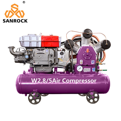 Kompressor mit Kolben, Luftkompressor, Tragbare Luftkompressor, Dieselmaschine, Industrieluftkompressor