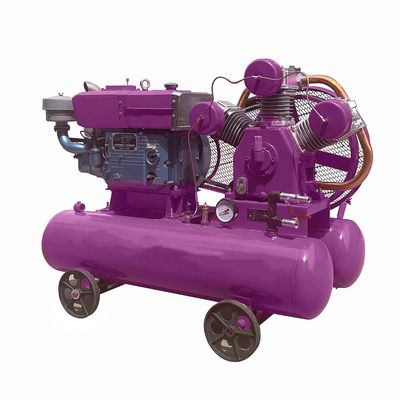 Industrielle Kolbenluftkompressor Maschine Gürtelgetriebene Diesel-Portable Luftkompressor