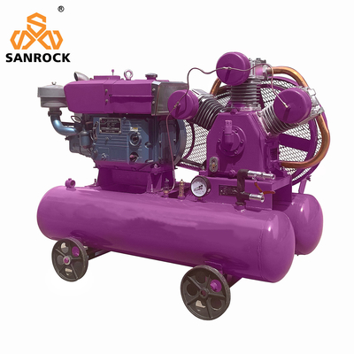 Maschine für Wechselluftkompressoren Portable Diesel Power Mini Kolbenluftkompressor