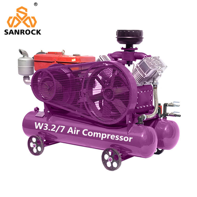 Maschine für Wechselluftkompressoren Portable Diesel Power Mini Kolbenluftkompressor