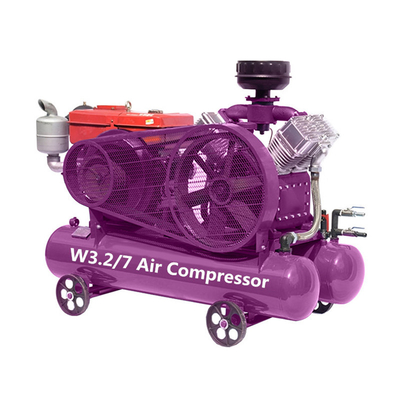 Portabler Mini-Luftkompressor 11KW / 15KW / 18.5KW / 22KW Industriemaschine Gürtel angetriebener Kolbenluftkompressor