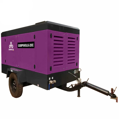 G2*1 G3/4*1 Auslassventil Bergbau Rotationsschraubluftkompressor mit Cummins Dieselmotor