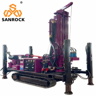 Hydraulische Wasserbohranlage 180 m Tiefe Tragbare Wasserbohrmaschine