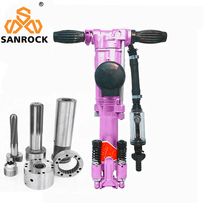 Portable Rock Drilling Machine Mining Pneumatic Jack Hammer Air Leg Rock Drill Machine mit einer Breite von mehr als 20 mm