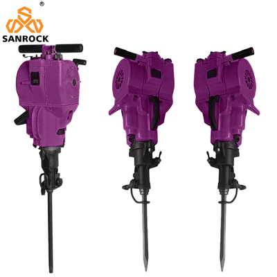 Gasoline Rock Drill Mini Hydraulic Jack Hammer Betonbrecher zum Bohren Durchmesser 42 mm und Bohrtiefe 6 m