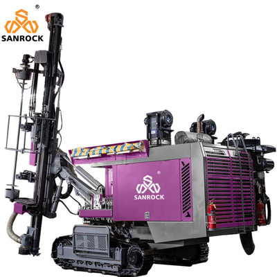 Integrierte DTH-Bohrmaschine Bergbau-Ausrüstung Blasthole 30m Tiefe Crawler Hydraulische Bohrmaschine