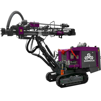 Integrierte DTH-Bohrmaschine Bergbau-Ausrüstung Blasthole 30m Tiefe Crawler Hydraulische Bohrmaschine