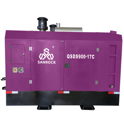 Versatile 3500 kg tragbare Diesel-Schraubluftkompressor Bergbau Luftkompressor Maschine