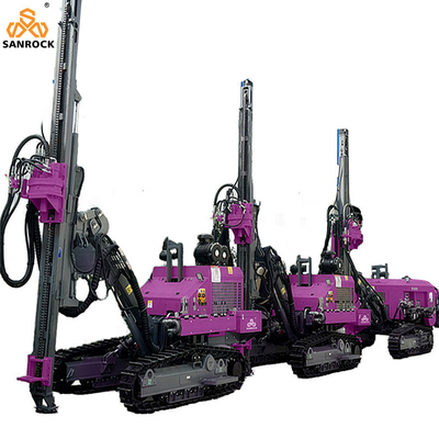 DTH-Bohrgerät Gesteinsblasloch-Bohrgerät 20 m Tiefe Bergbaumaschinen Crawler-Bohrmaschine