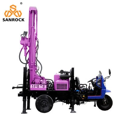 Portable Wasserbohranlage mit Dieselmotor und Drehgeschwindigkeit 45-70 Rpm