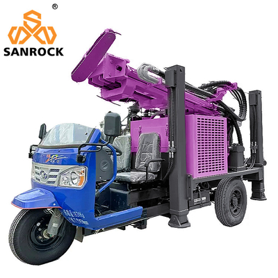 Portable Wasserbohranlage mit Dieselmotor und Drehgeschwindigkeit 45-70 Rpm
