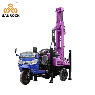Portable Wasserbohranlage mit Dieselmotor und Drehgeschwindigkeit 45-70 Rpm
