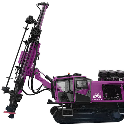 40KN-Bergbau Bohrgerät Maschine Integrierte DTH-Bohrgeräte Hydraulische Bohrgerät