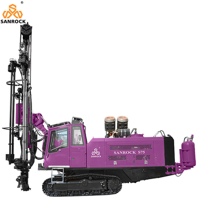 Integrierte DTH-Bohrgeräte Tiefe 28 m Hydraulikbergbau Bohrgerät Maschine Crawler Bohrgerät