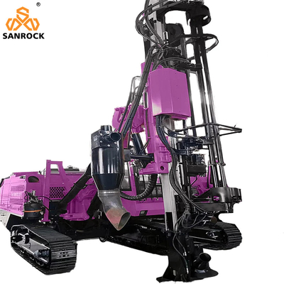 Hydraulisches Bohrgerät Bergbau DTH Bohrmaschine Arbeitsdruck 20 Bar Crawler Bohrgerät