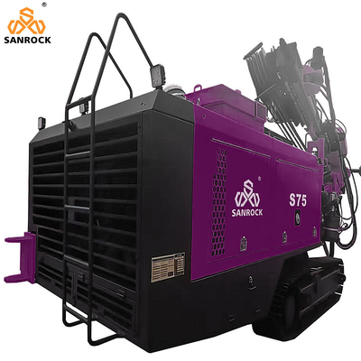 Integrierte DTH-Bohrgeräte Tiefe 28 m Hydraulikbergbau Bohrgerät Maschine Crawler Bohrgerät