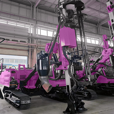 40KN-Bergbau Bohrgerät Maschine Integrierte DTH-Bohrgeräte Hydraulische Bohrgerät