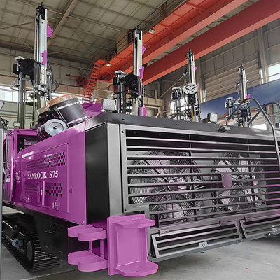 40KN-Bergbau Bohrgerät Maschine Integrierte DTH-Bohrgeräte Hydraulische Bohrgerät